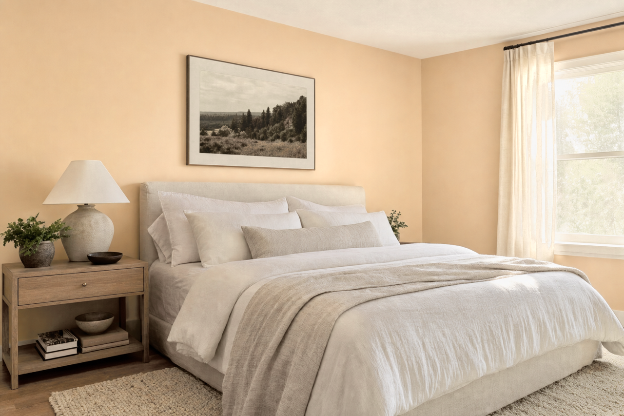 Adobe Beige by Benjamin Moore on interiors