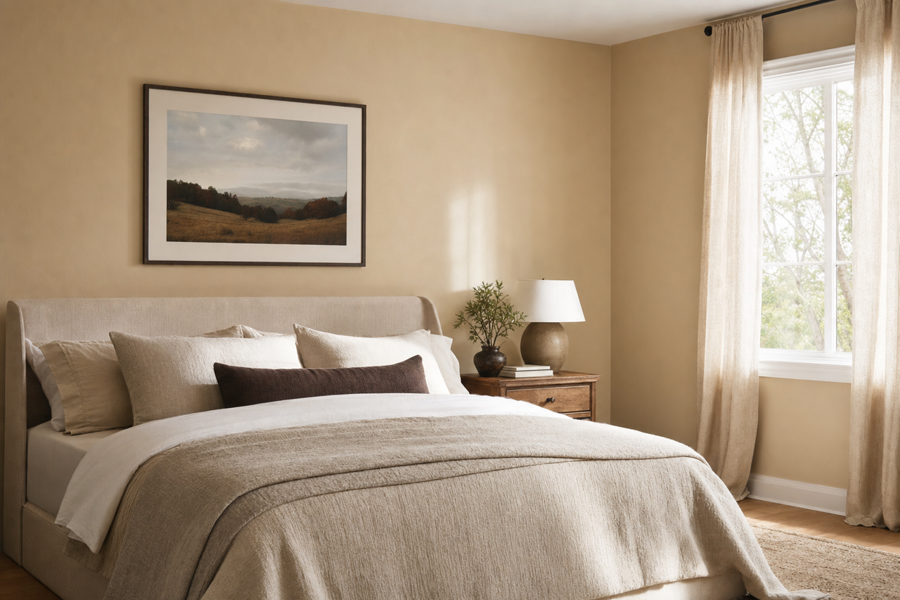 Pashmina by Benjamin Moore on interiors