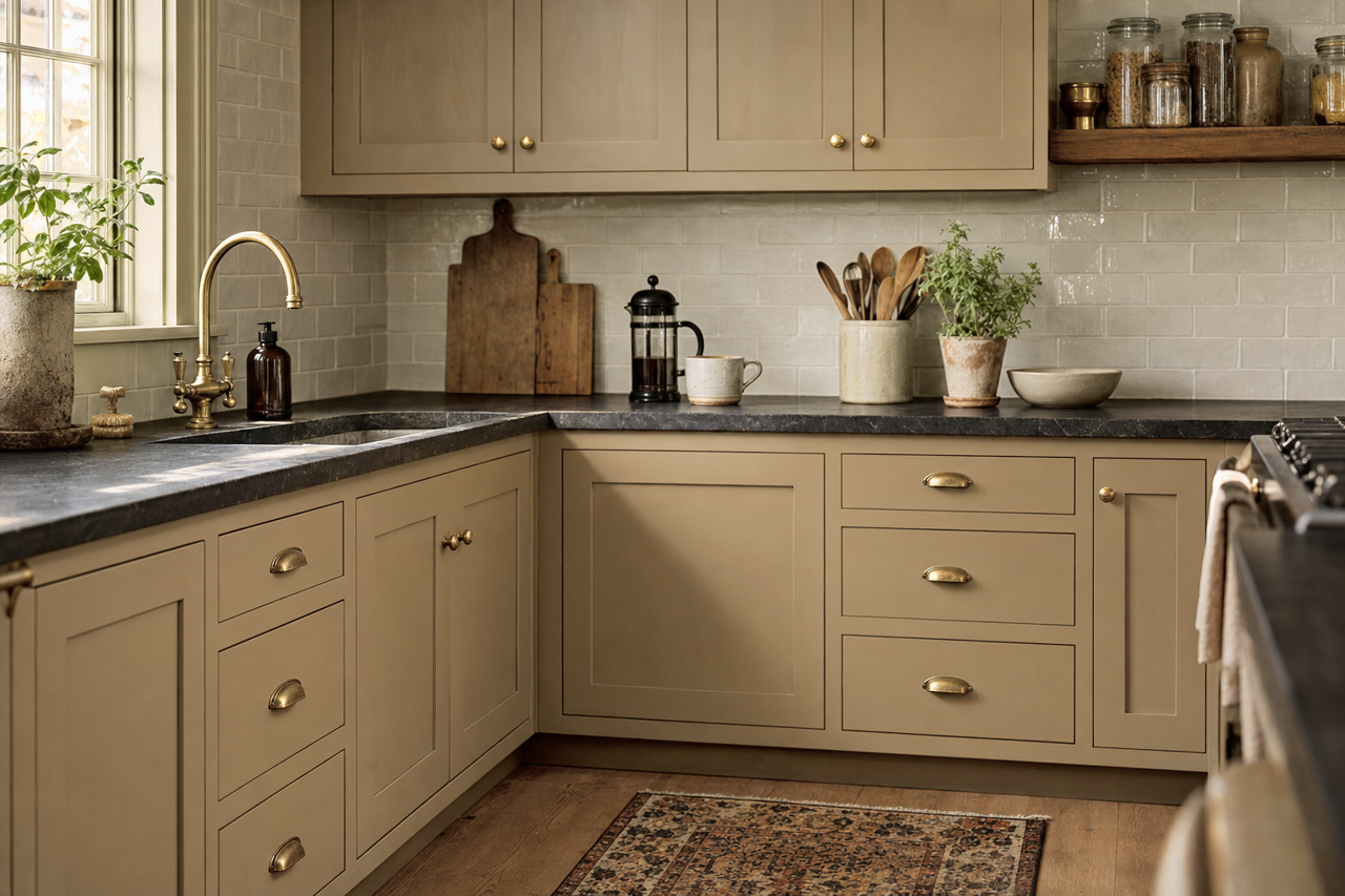 Elk by Benjamin Moore on cabinets