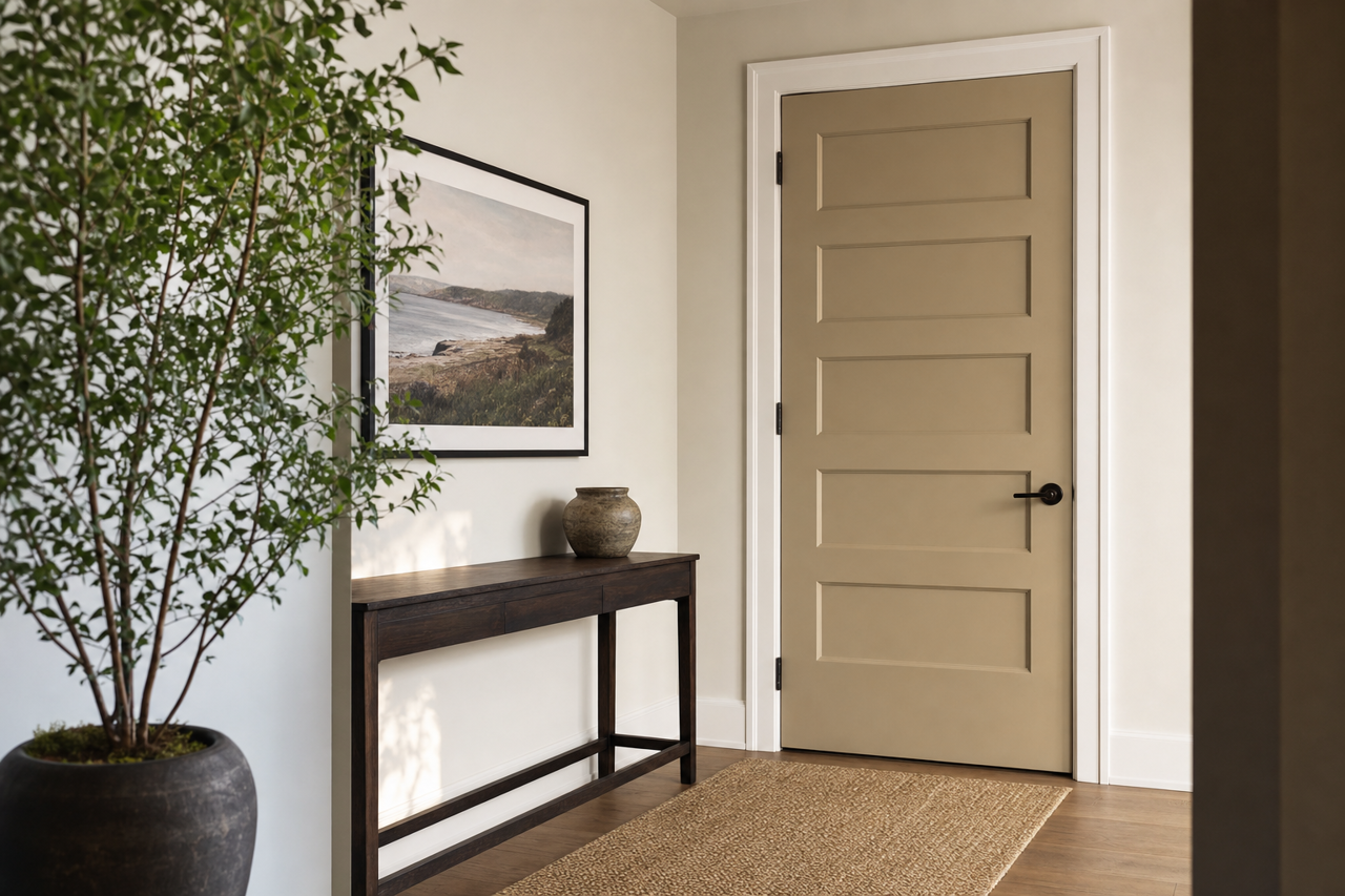Elk by Benjamin Moore on interior-doors