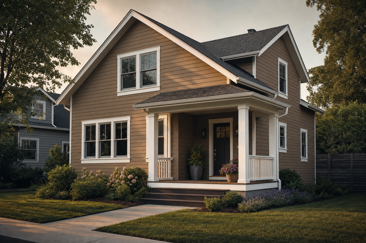Tamarind by Benjamin Moore on exterior