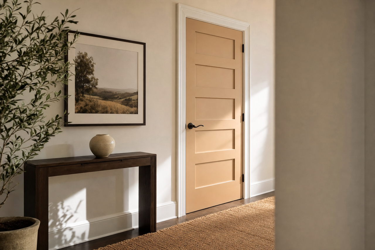 Morrel by Benjamin Moore on interior-doors