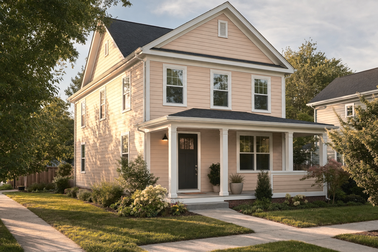 Interlude by Benjamin Moore on exterior