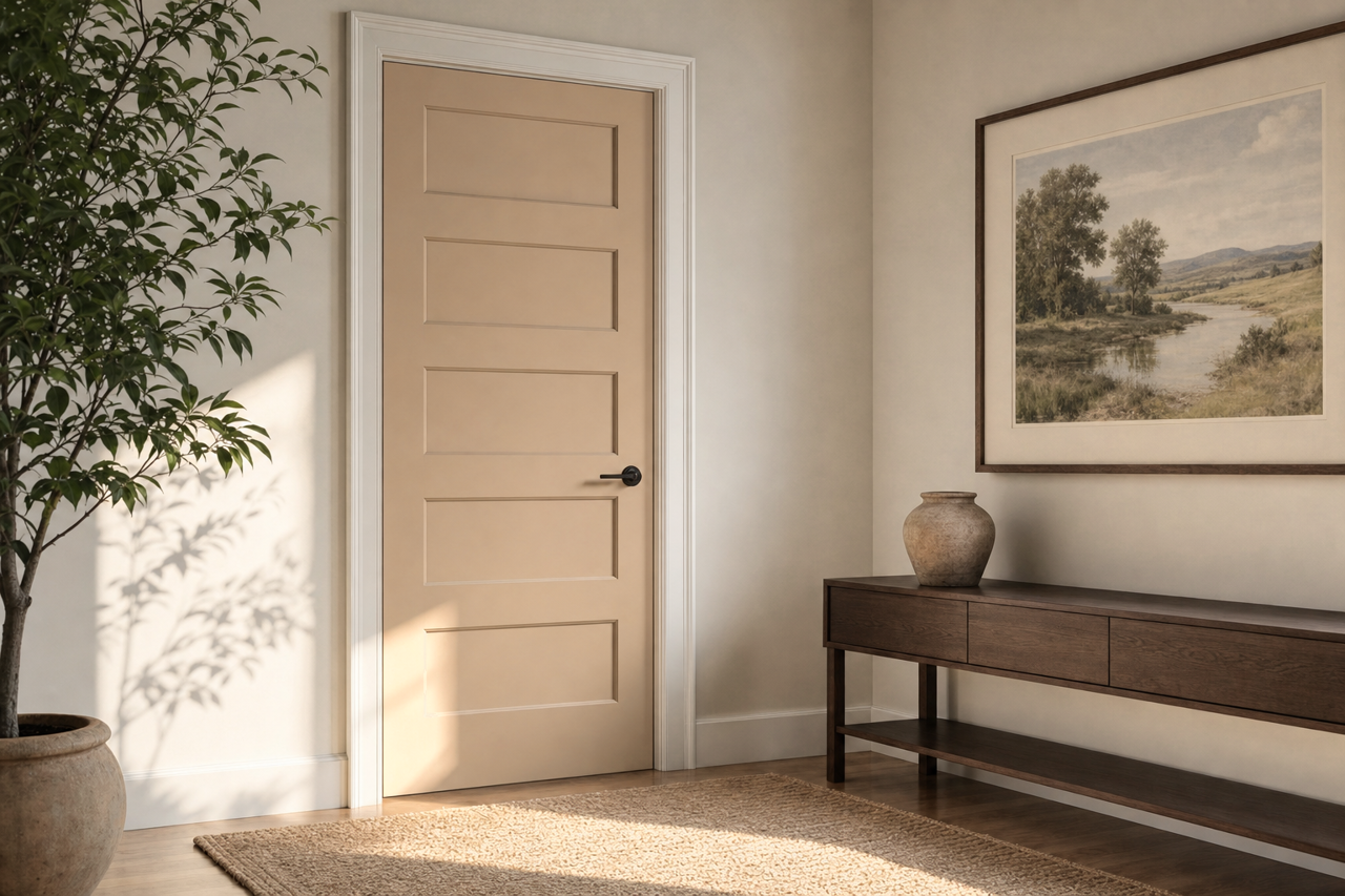 Interlude by Benjamin Moore on interior-doors