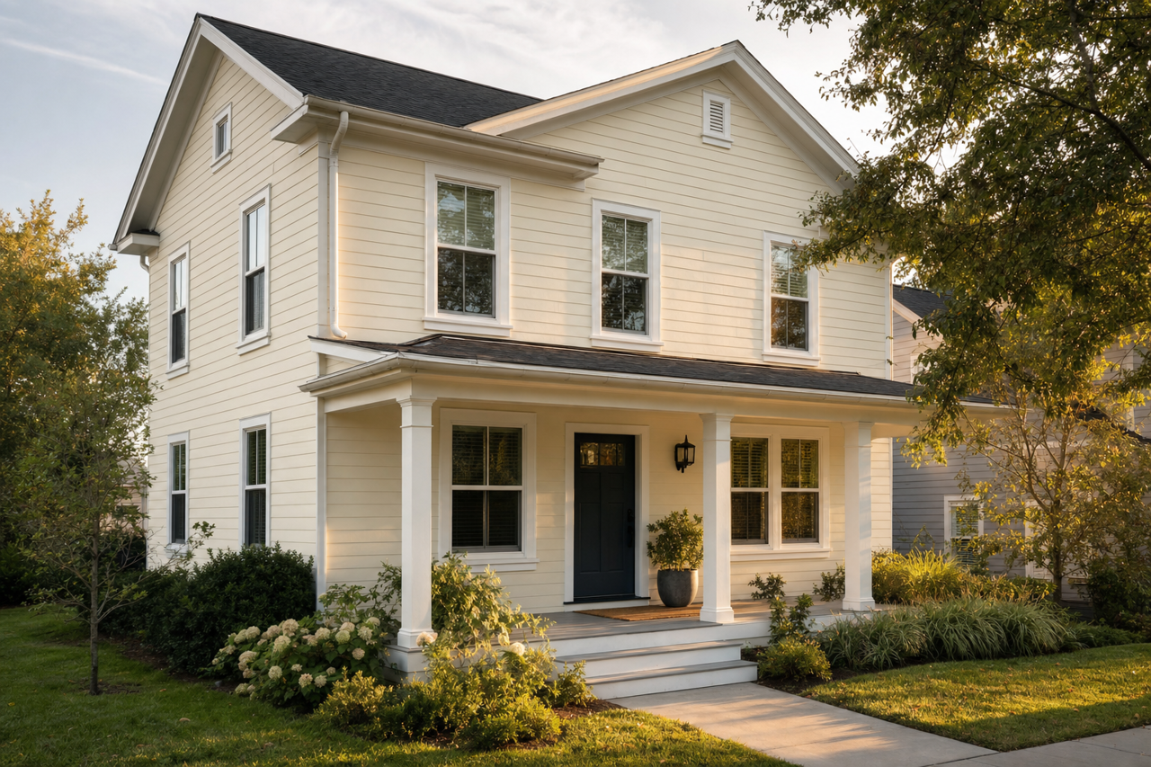 Steam by Benjamin Moore on exterior
