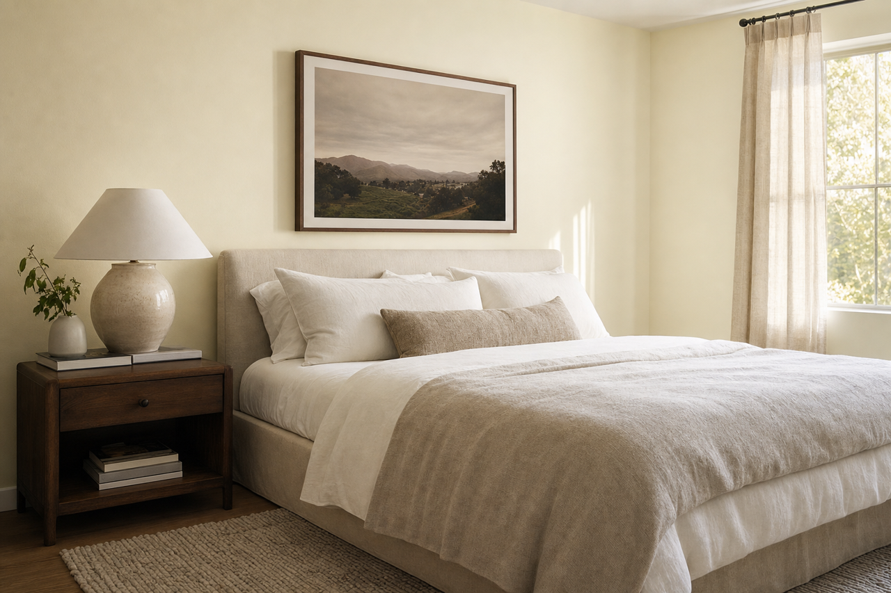 Steam by Benjamin Moore on interiors