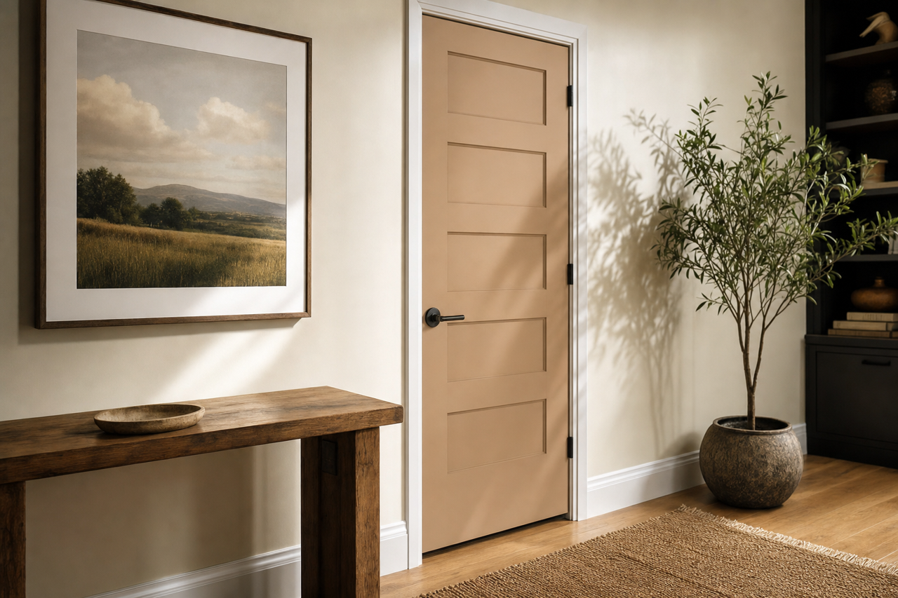 Cotswold by Benjamin Moore on interior-doors