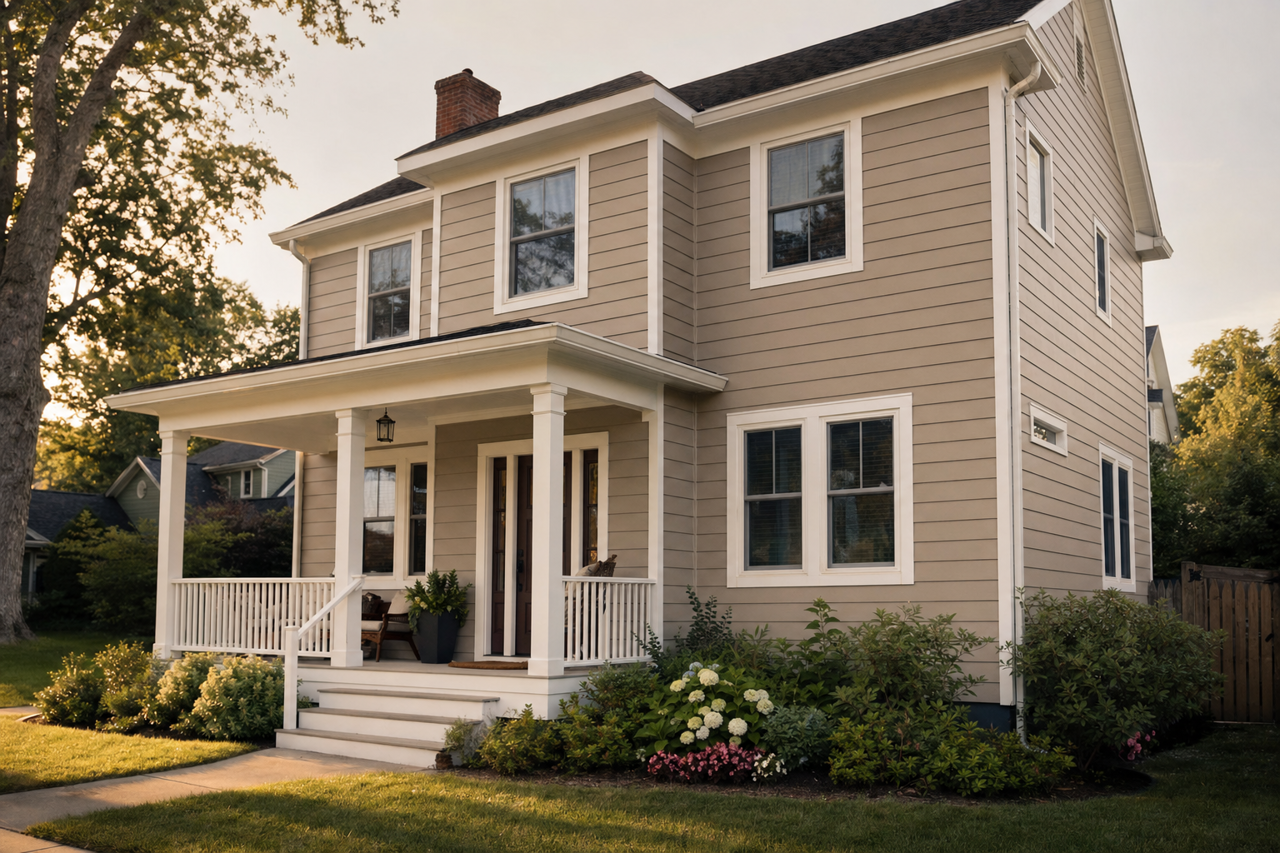 Weimaraner by Benjamin Moore on exterior