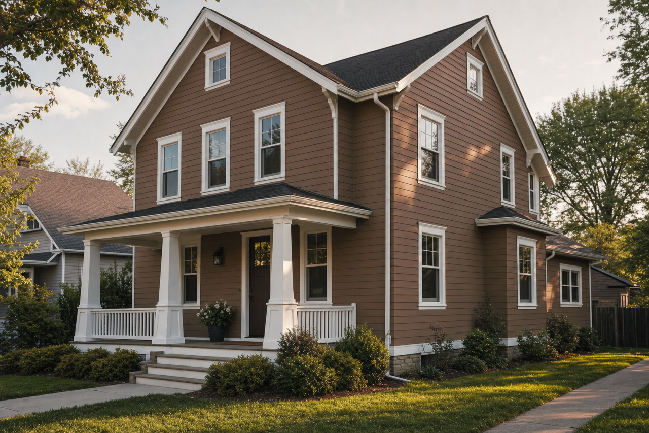 Kona by Benjamin Moore on exterior