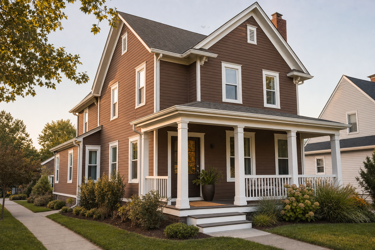 Barista by Benjamin Moore on exterior