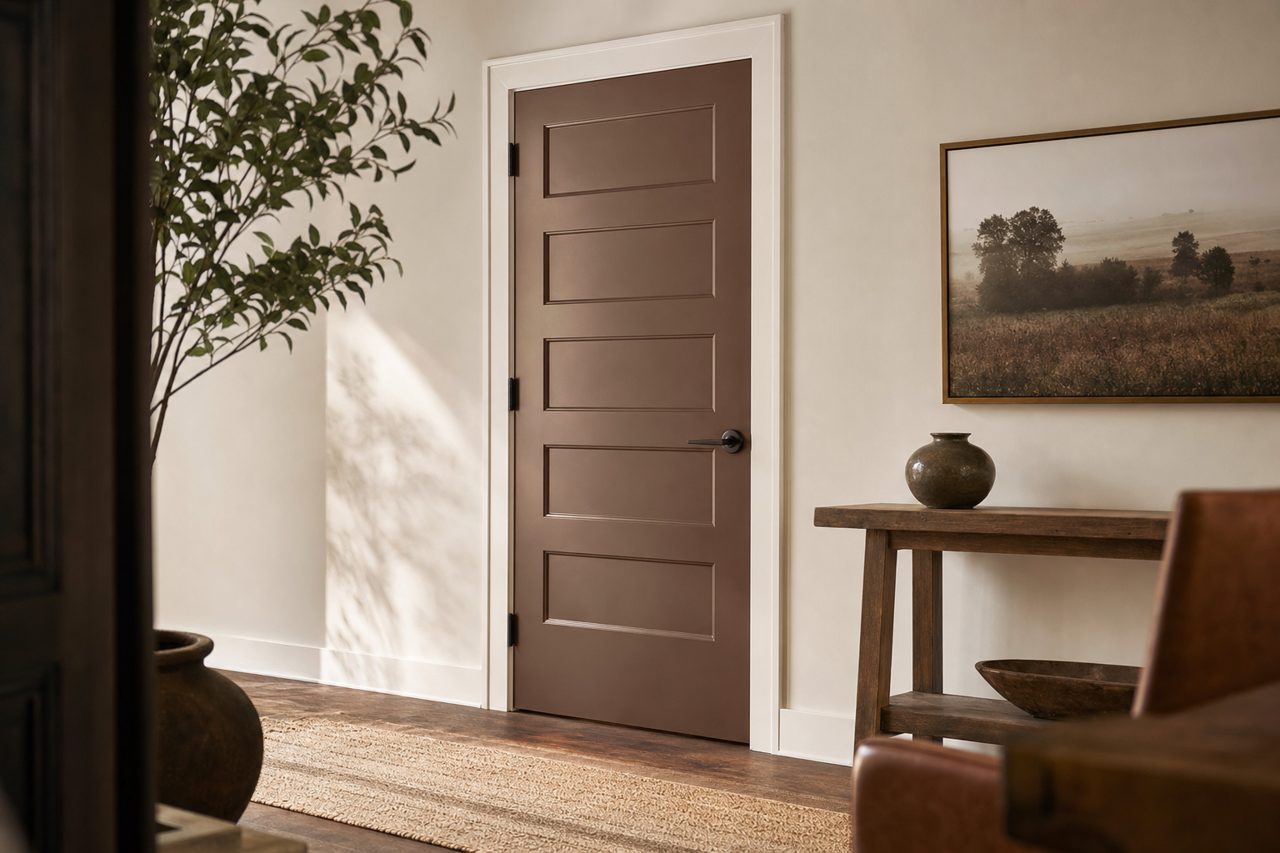 Barista by Benjamin Moore on interior-doors