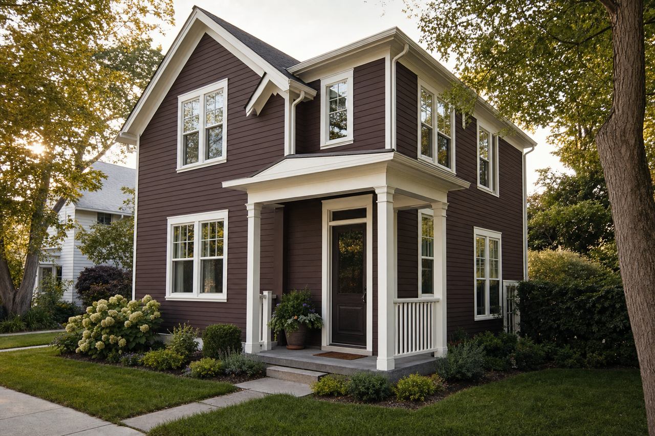 Wenge by Benjamin Moore on exterior
