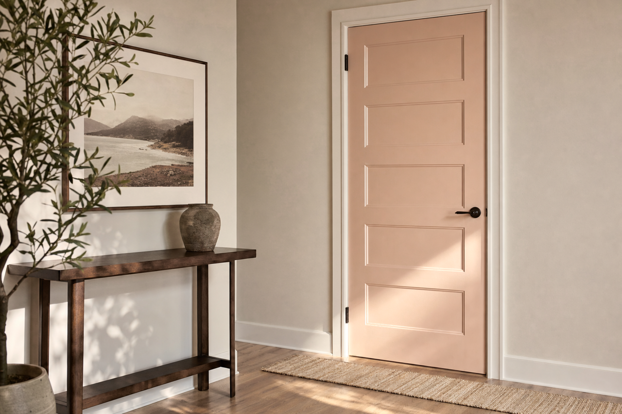 Venetian by Benjamin Moore on interior-doors