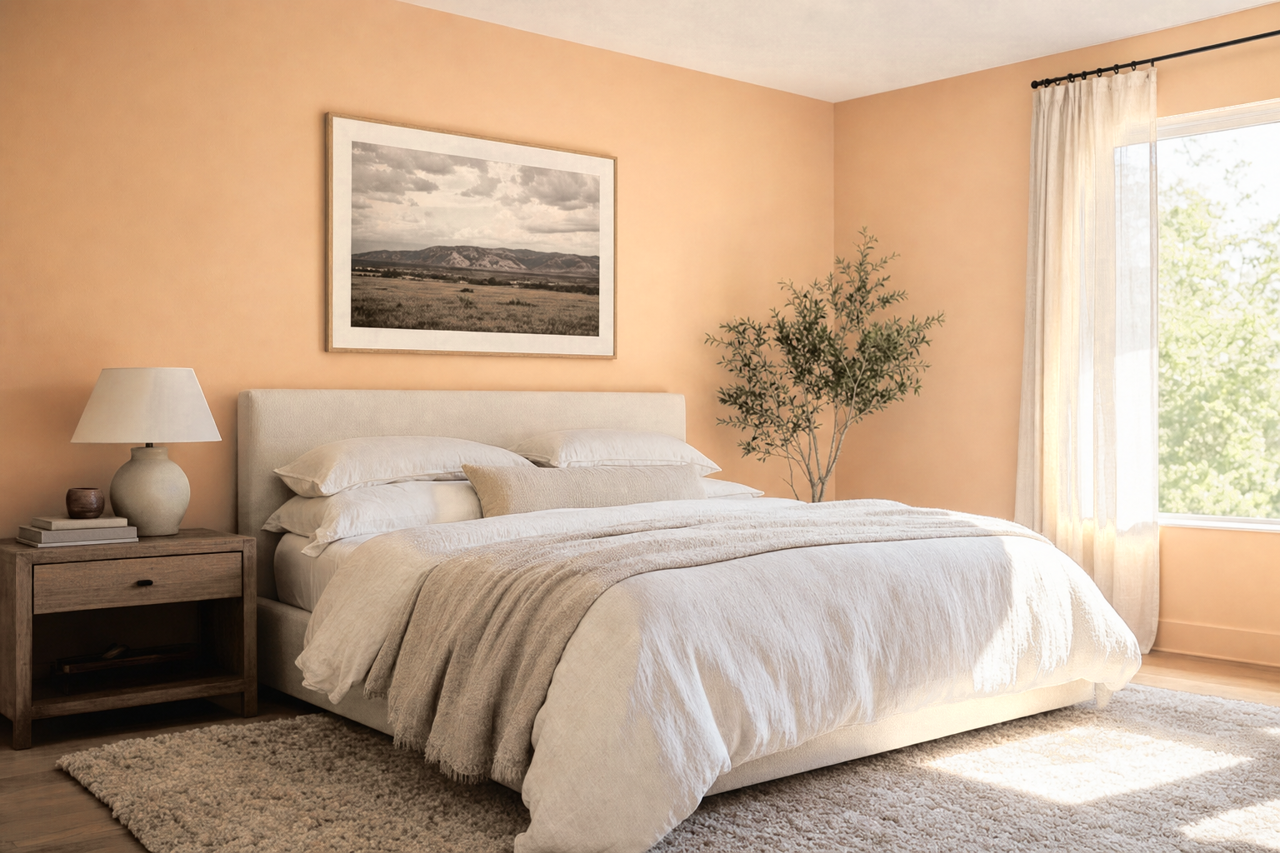 Terra by Benjamin Moore on interiors