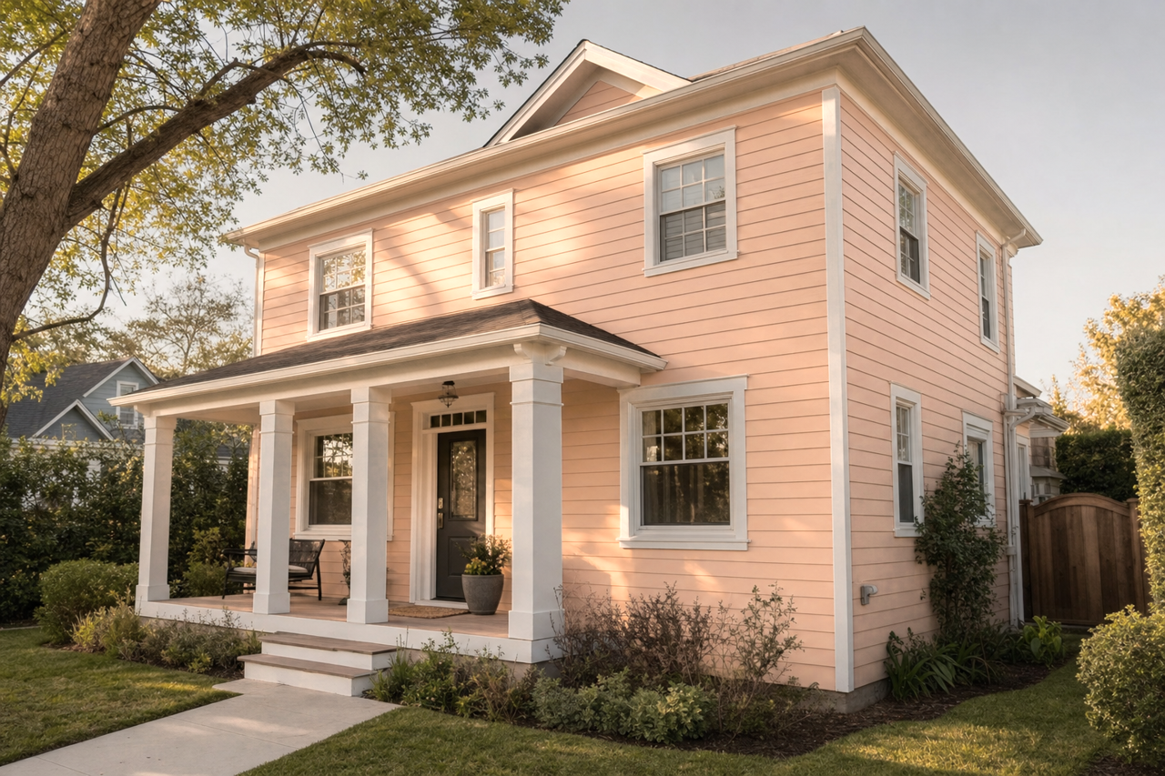Serendipity by Benjamin Moore on exterior