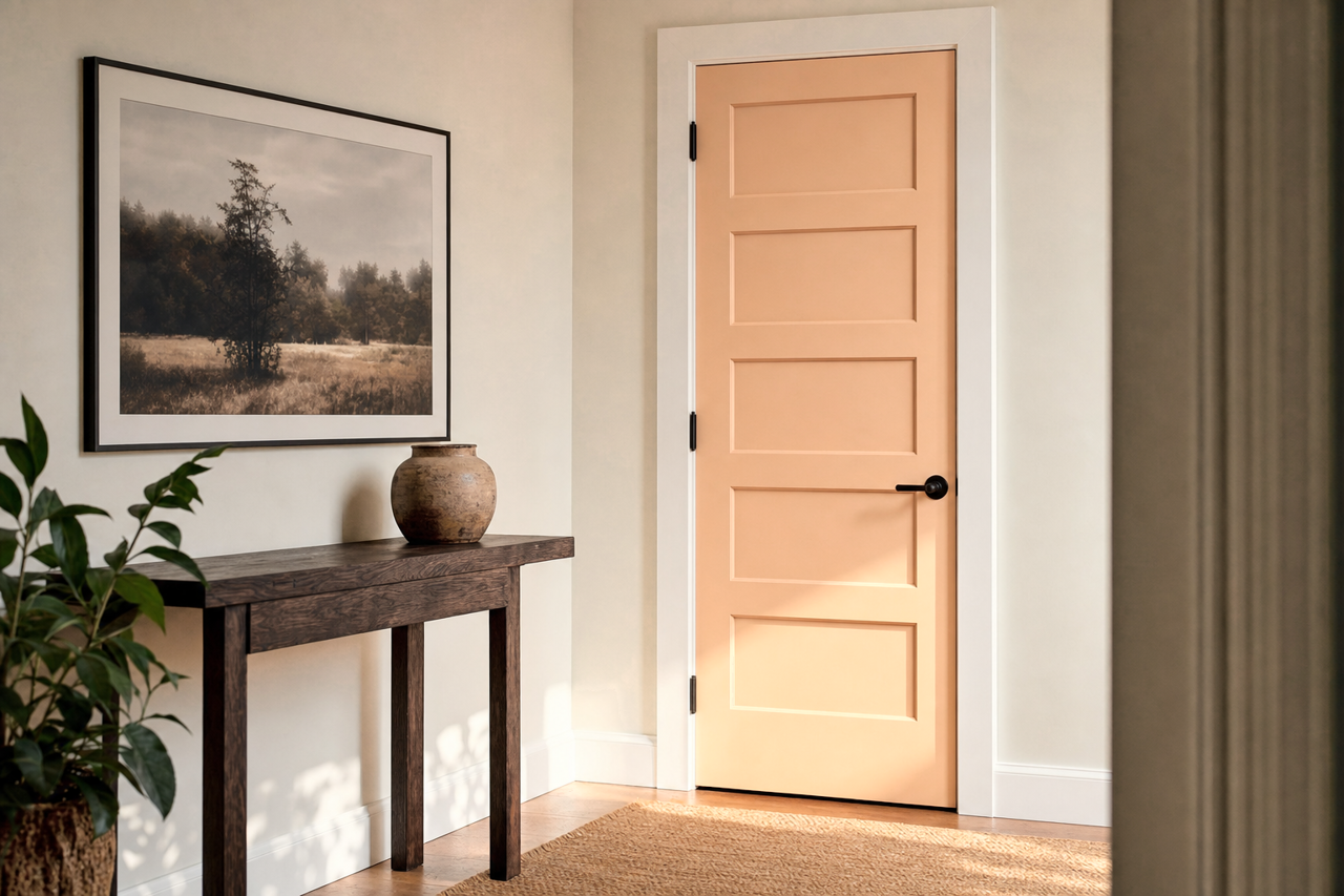 Serendipity by Benjamin Moore on interior-doors