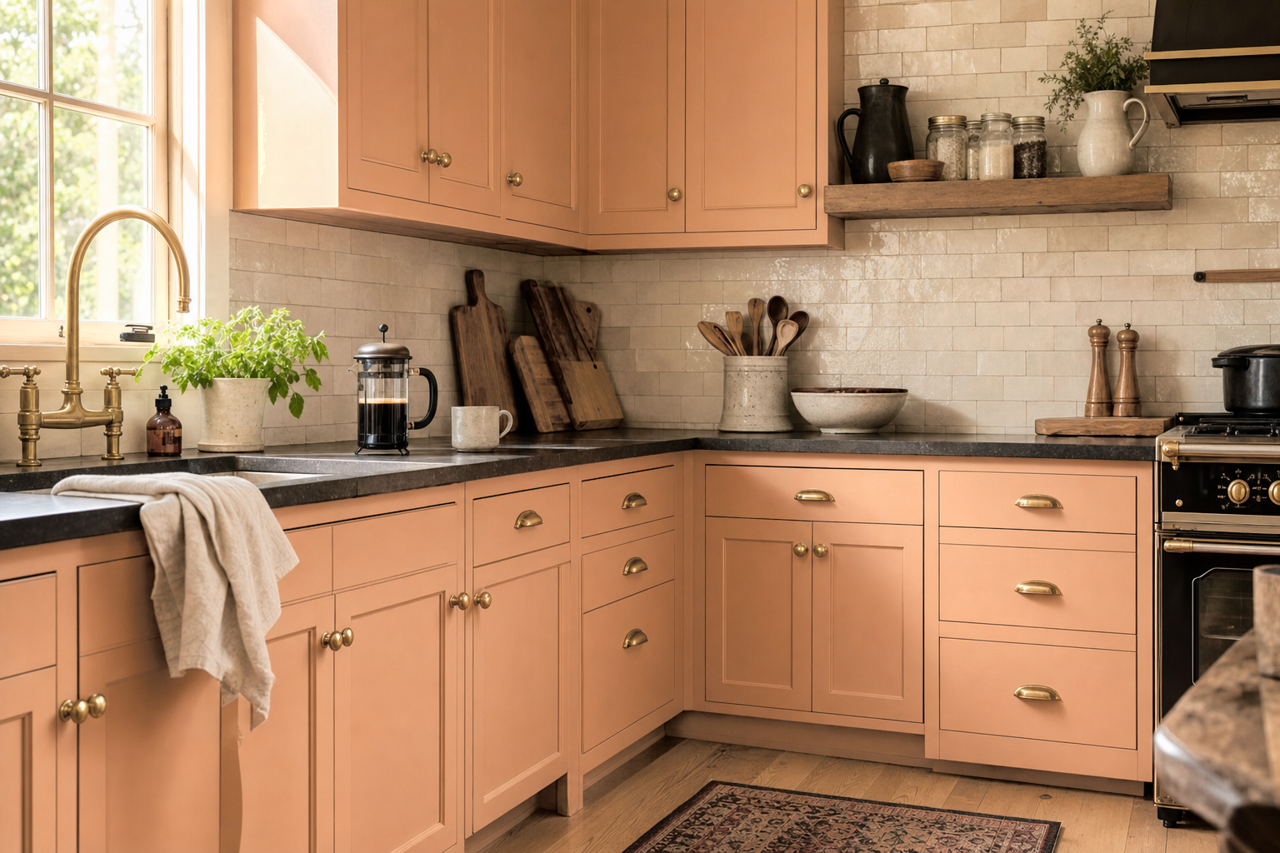 Italianate by Benjamin Moore on cabinets