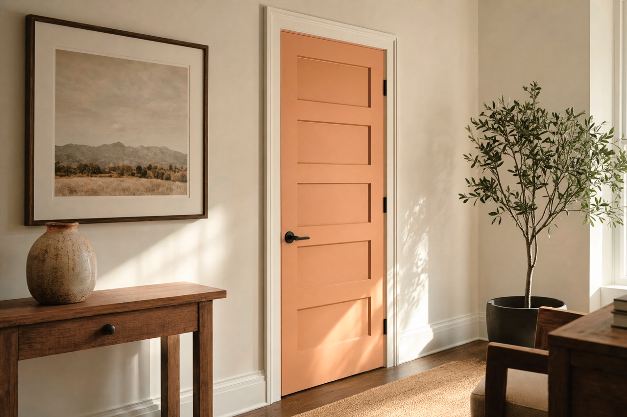 Italianate by Benjamin Moore on interior-doors