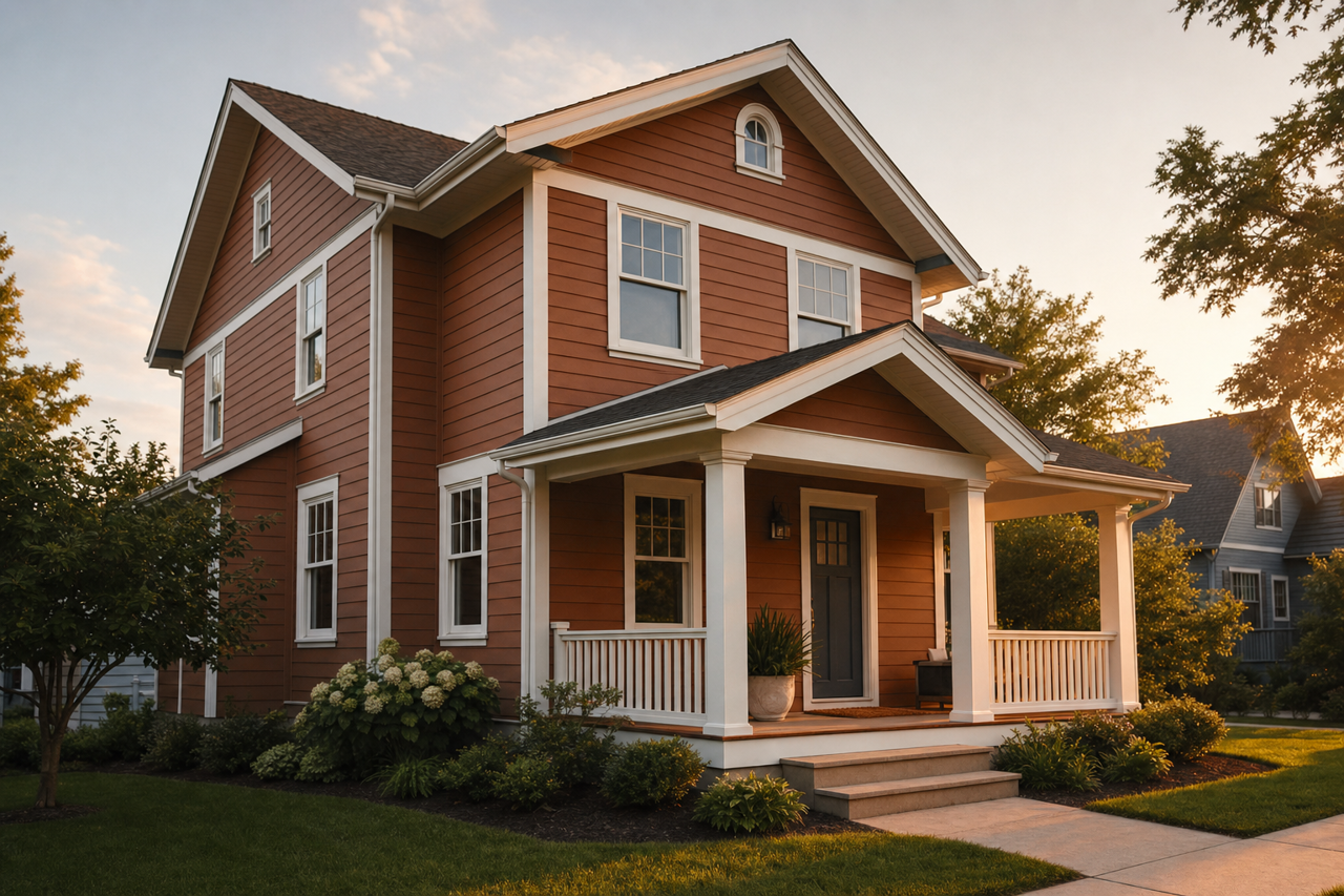 Satchel by Benjamin Moore on exterior