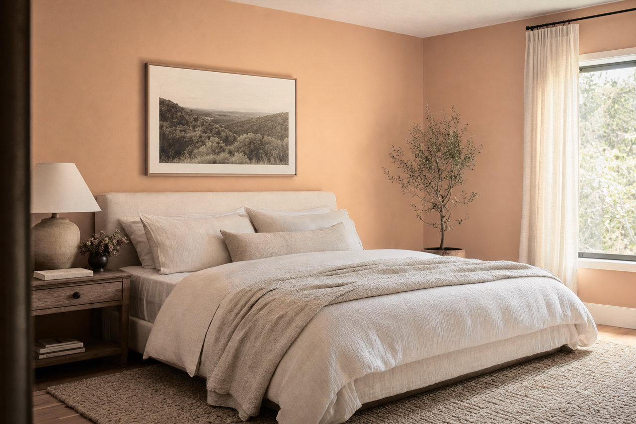 Ipanema by Benjamin Moore on interiors