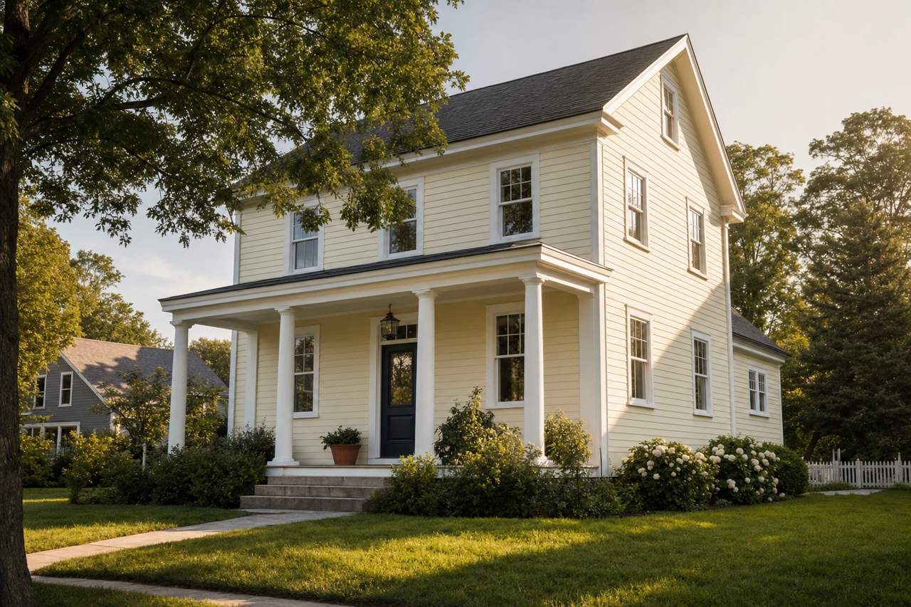 Paper by Benjamin Moore on exterior