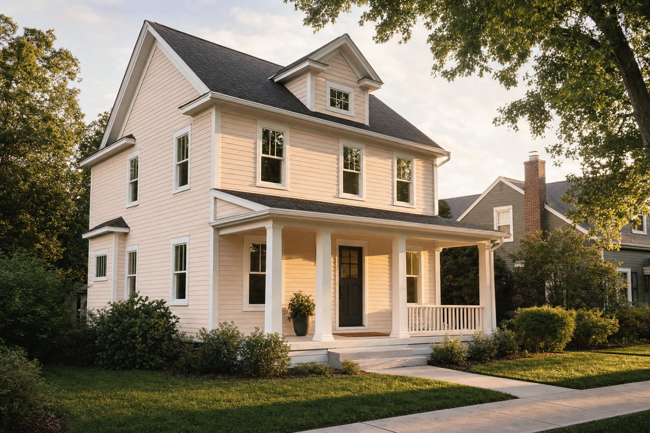 Head by Benjamin Moore on exterior