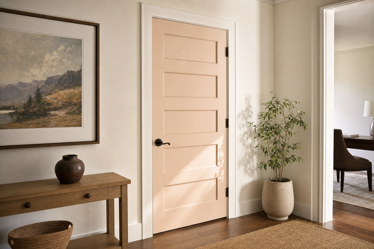 Head by Benjamin Moore on interior-doors
