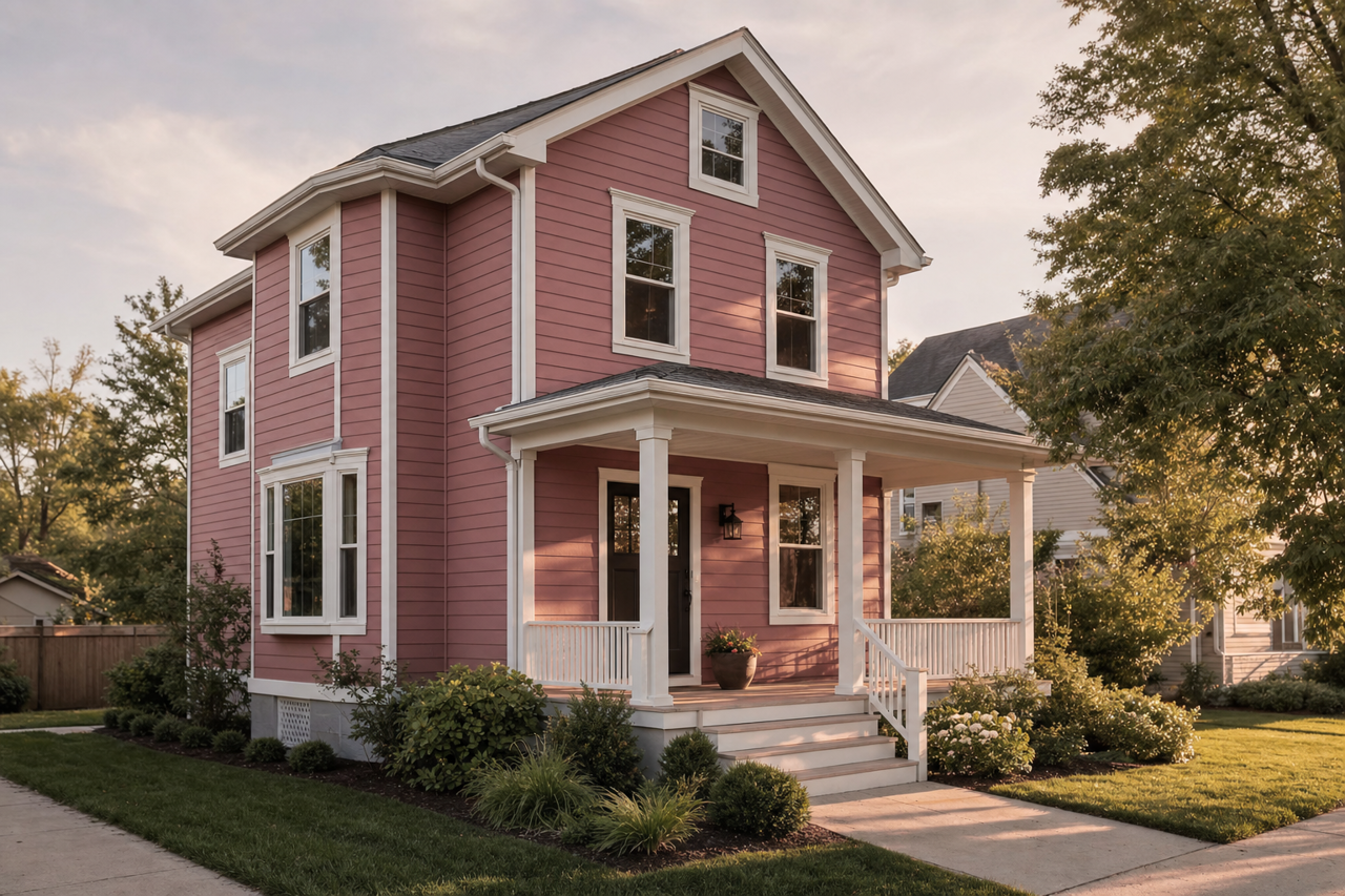 Tea by Benjamin Moore on exterior