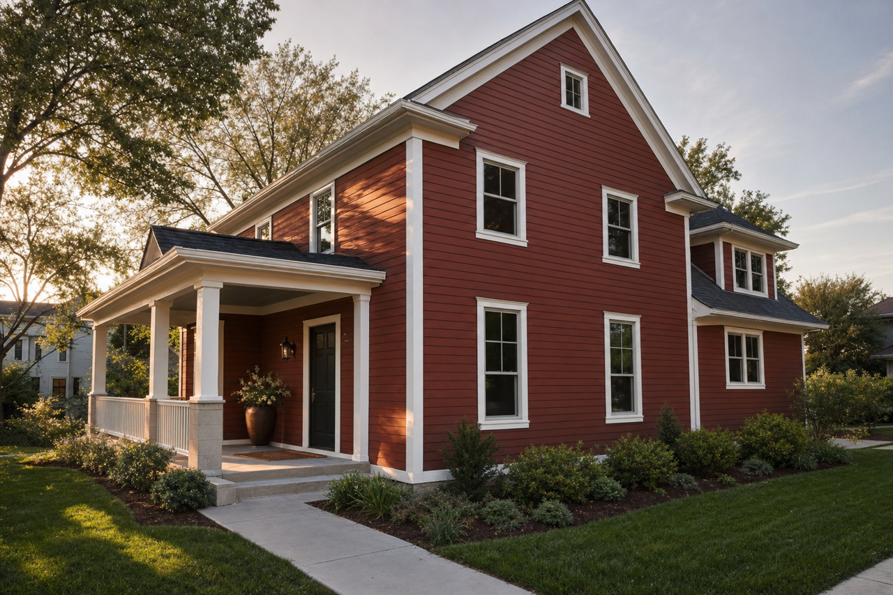 Rustique by Benjamin Moore on exterior