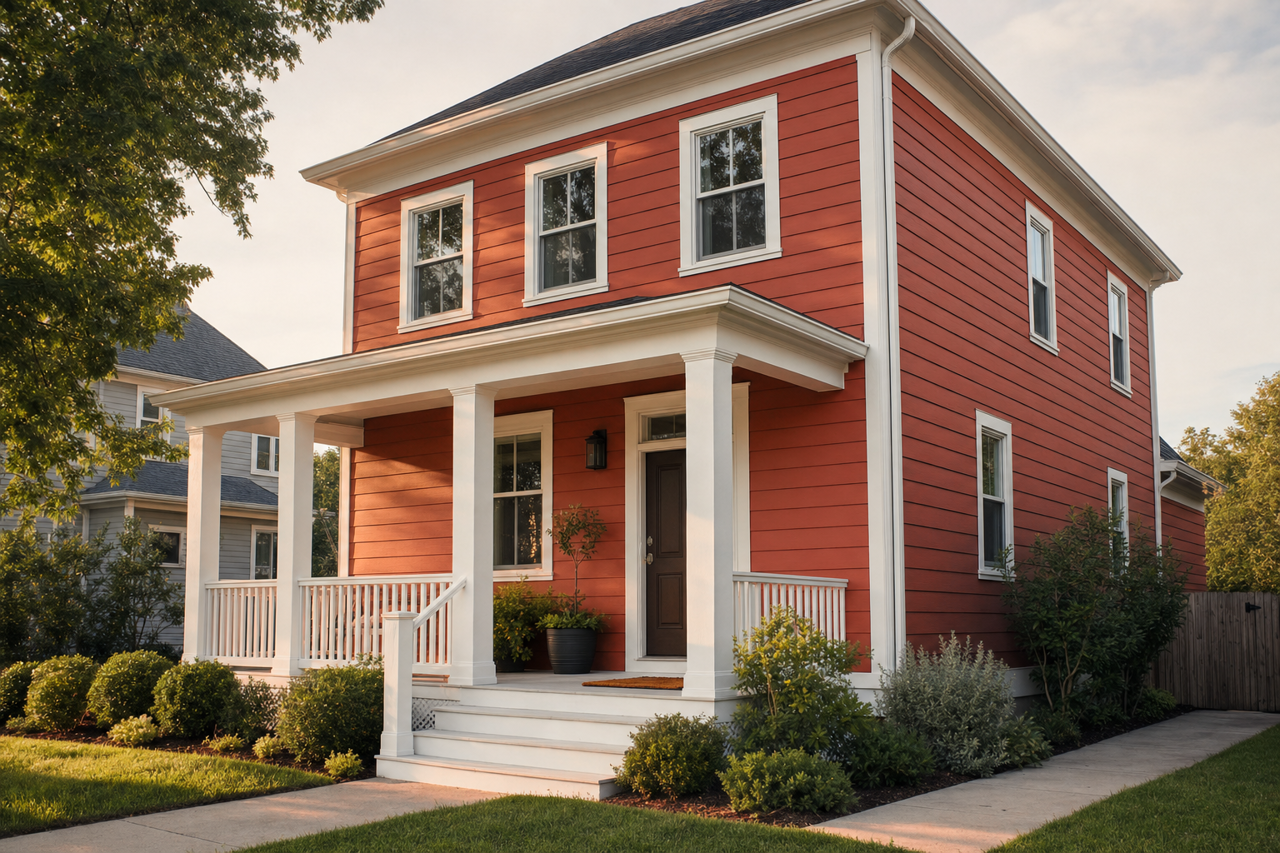 Salsa by Benjamin Moore on exterior