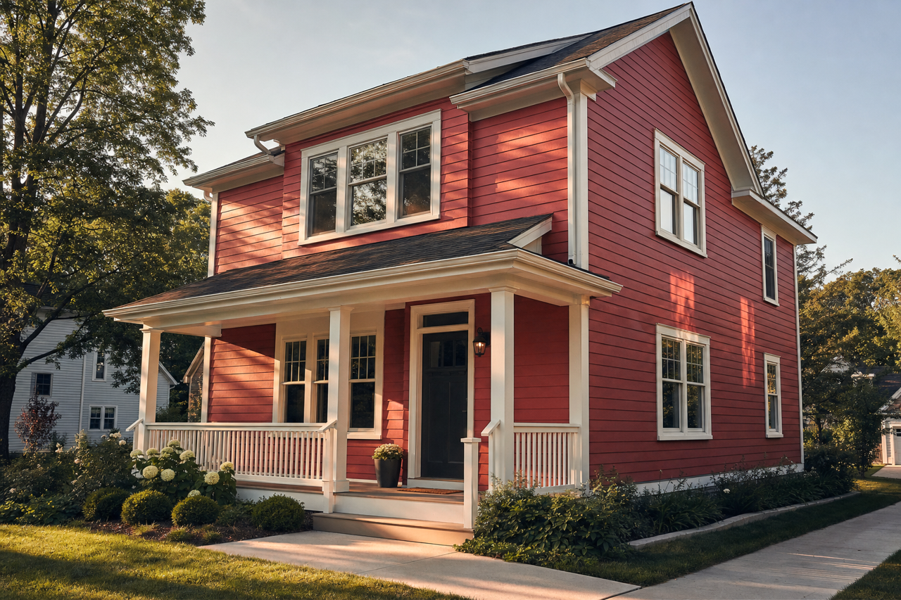Moroccan by Benjamin Moore on exterior