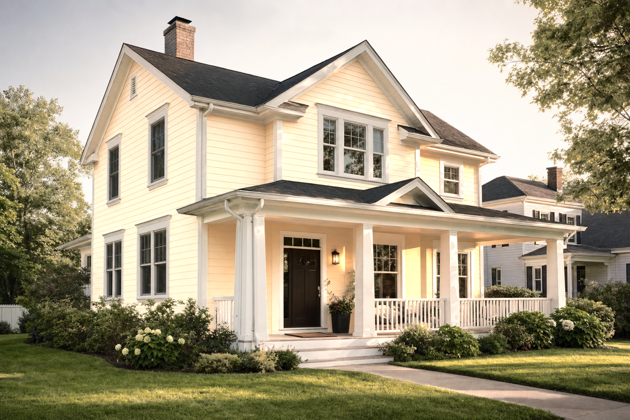 Jicama by Benjamin Moore on exterior