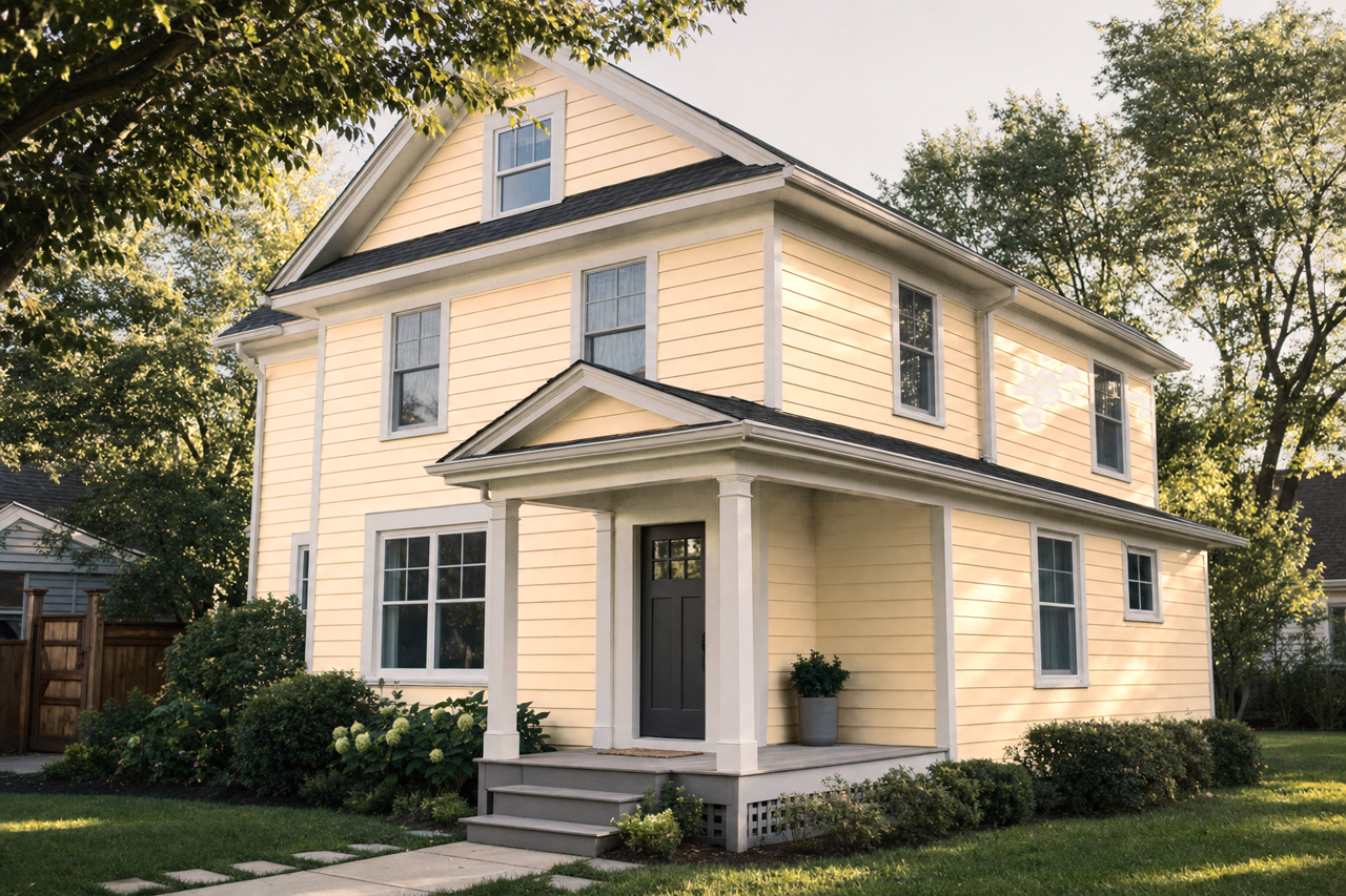 Handmade by Benjamin Moore on exterior