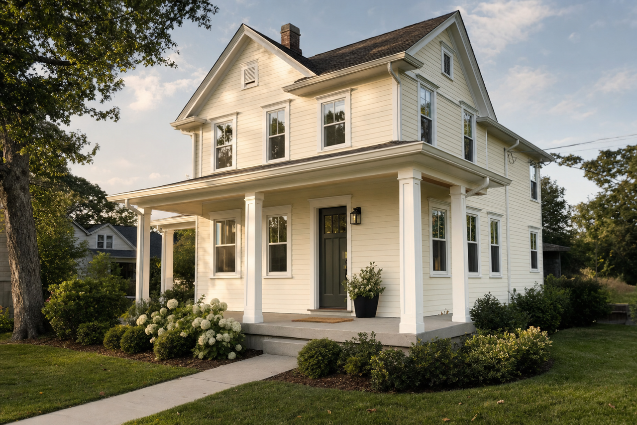 Vapor by Benjamin Moore on exterior