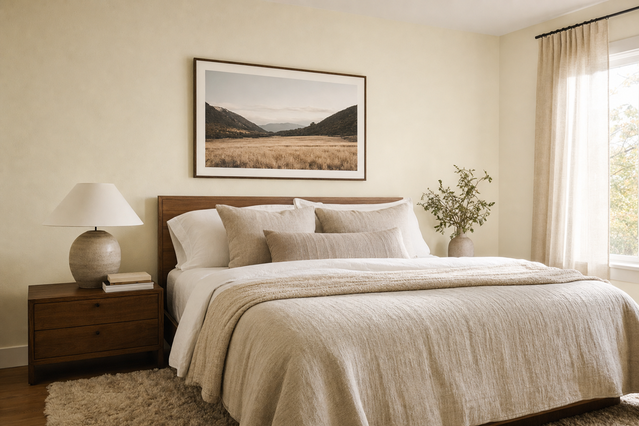 Vapor by Benjamin Moore on interiors