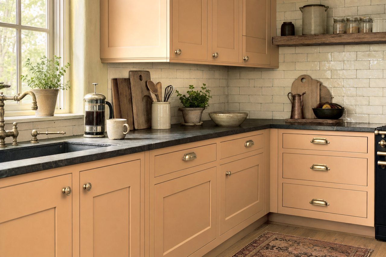 Farm by Benjamin Moore on cabinets