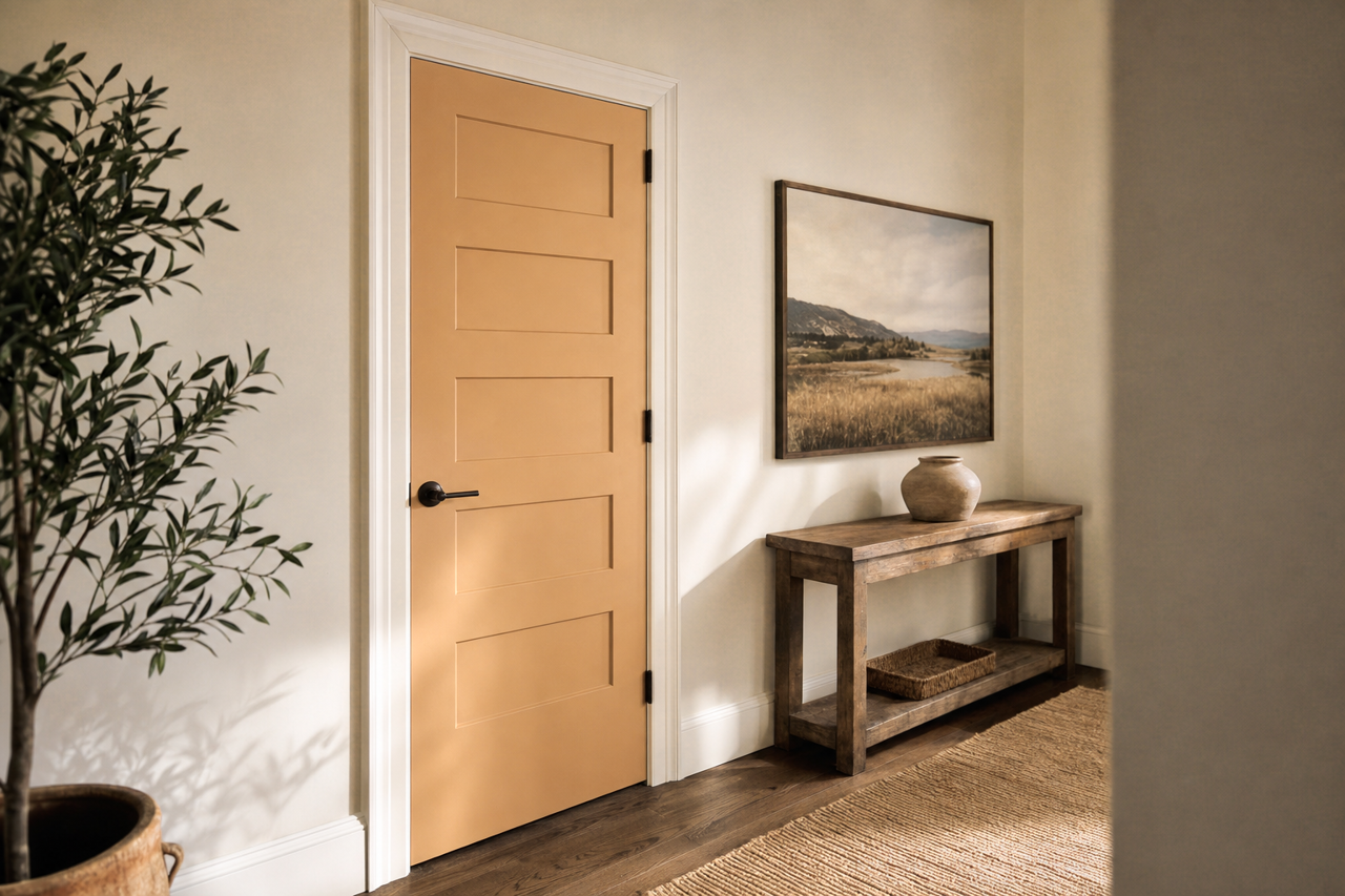 Farm by Benjamin Moore on interior-doors