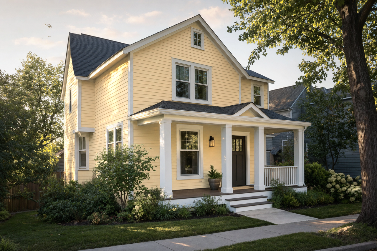 Amulet by Benjamin Moore on exterior