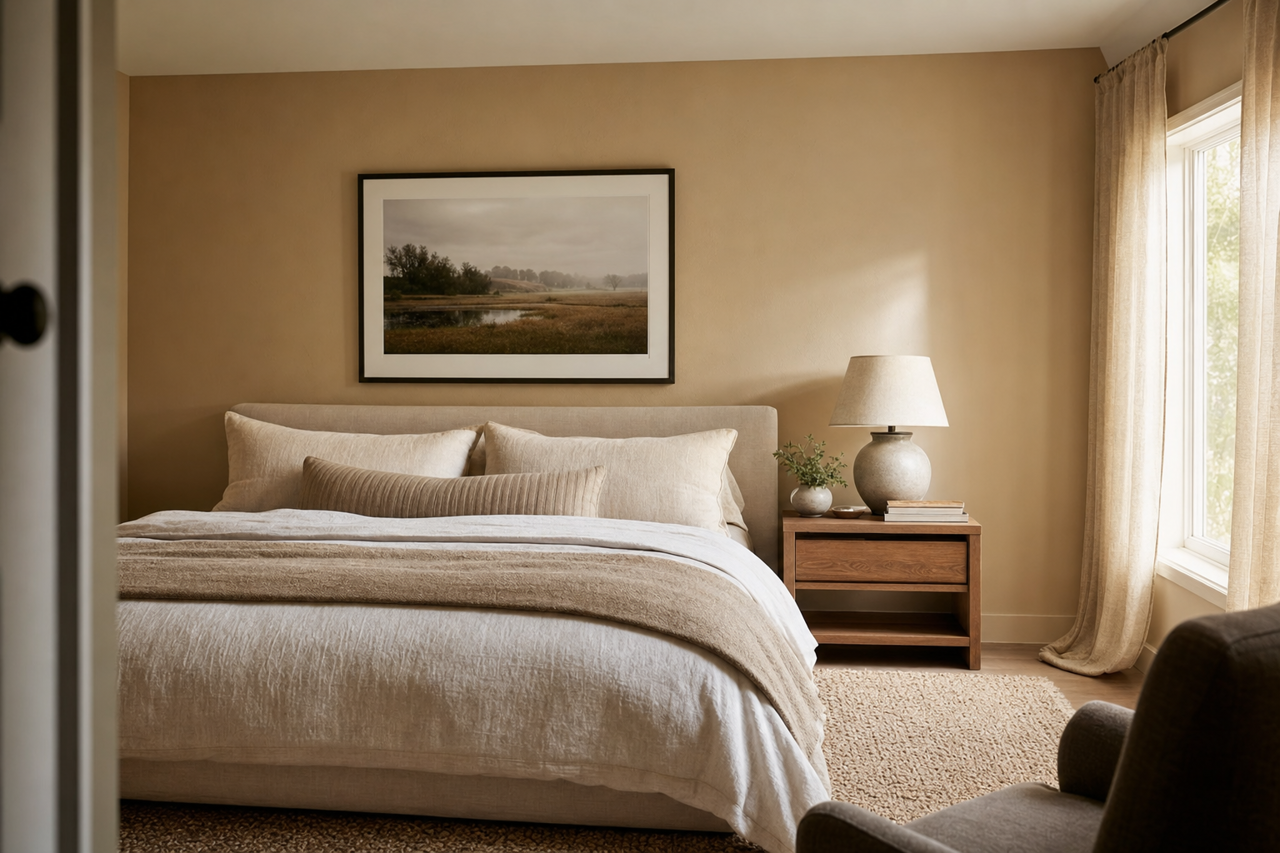 Meditation by Benjamin Moore on interiors