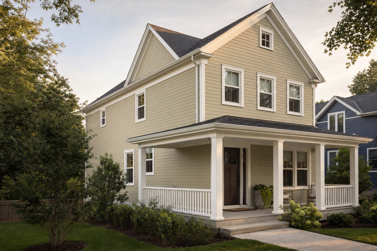 Lapland by Benjamin Moore on exterior