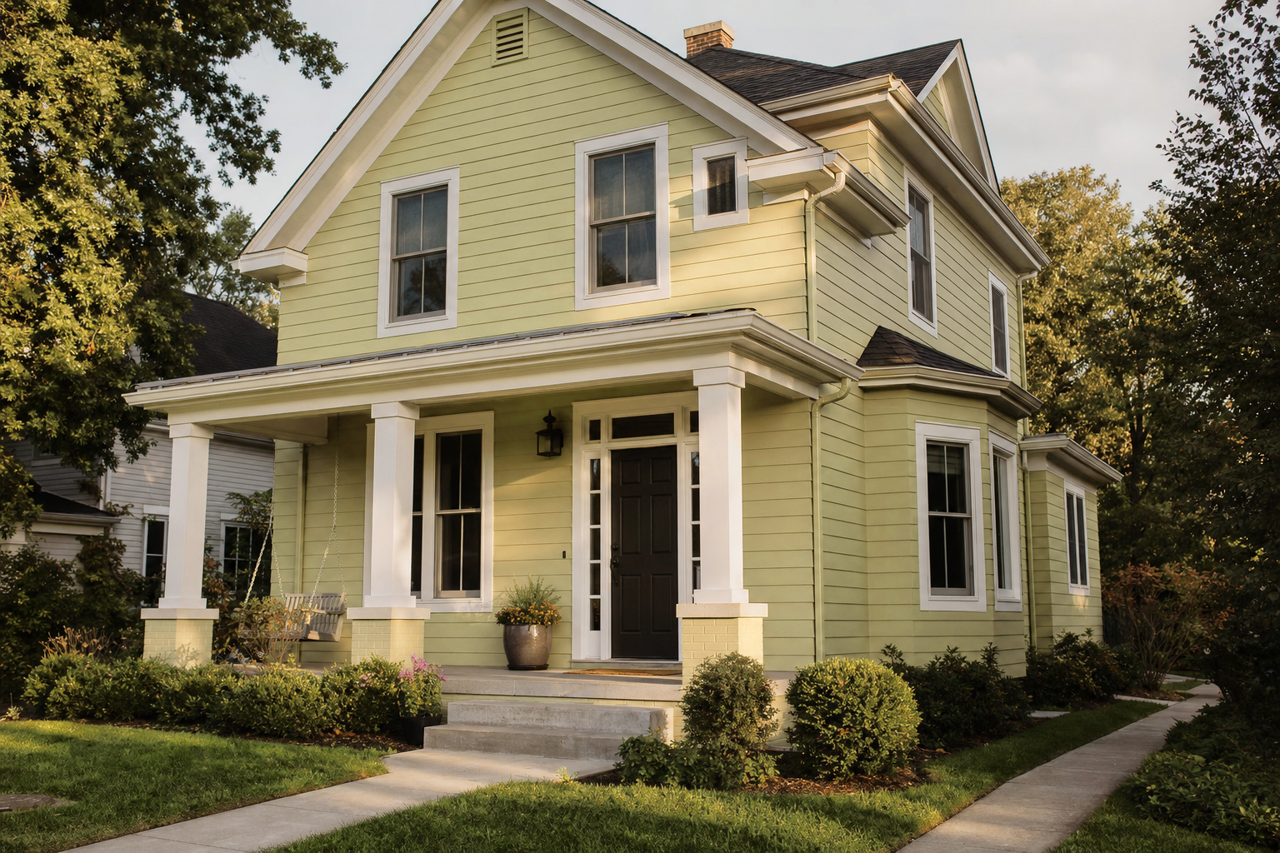 Agave by Benjamin Moore on exterior