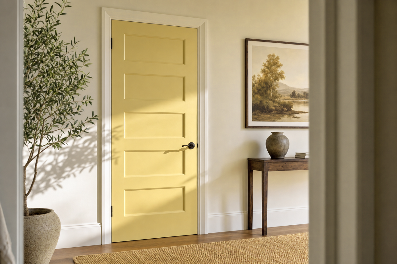 Anjou by Benjamin Moore on interior-doors