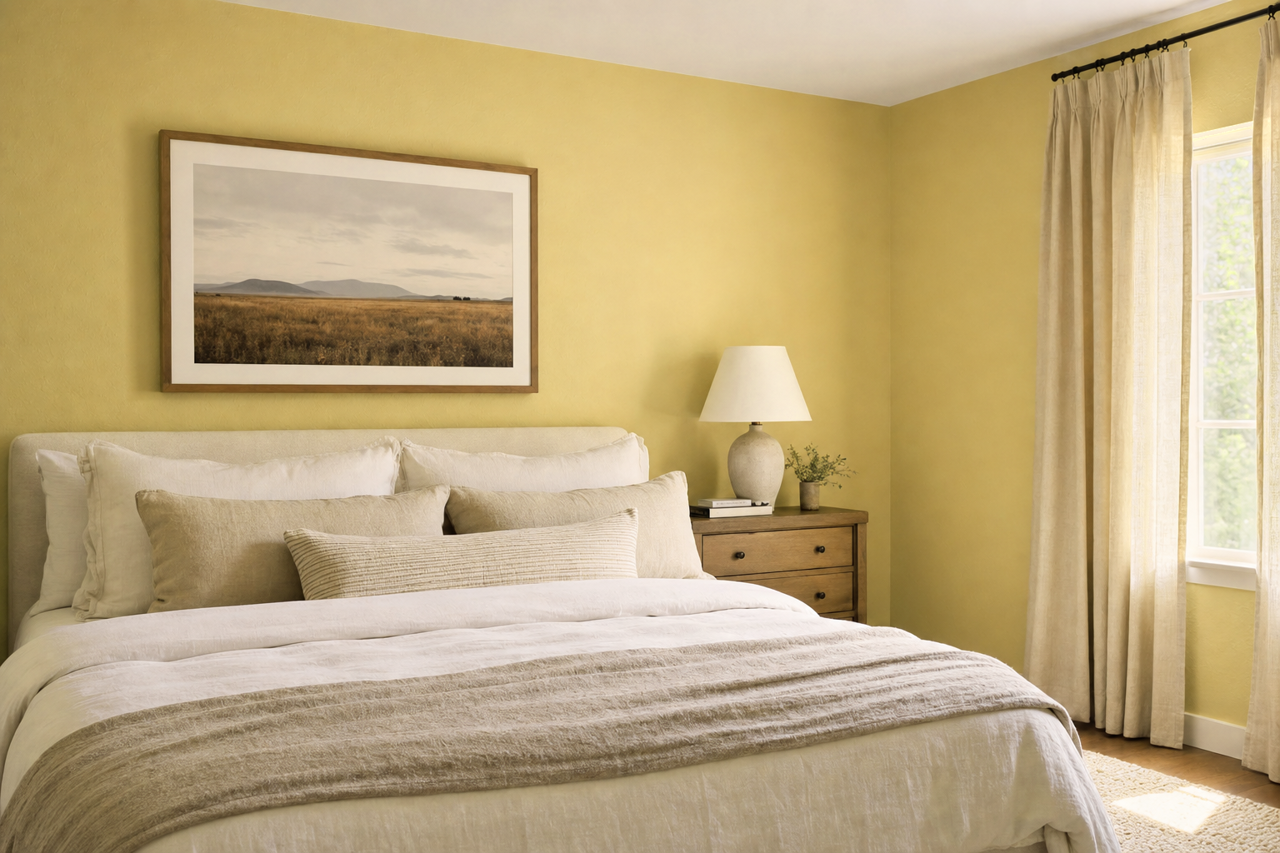 Anjou by Benjamin Moore on interiors