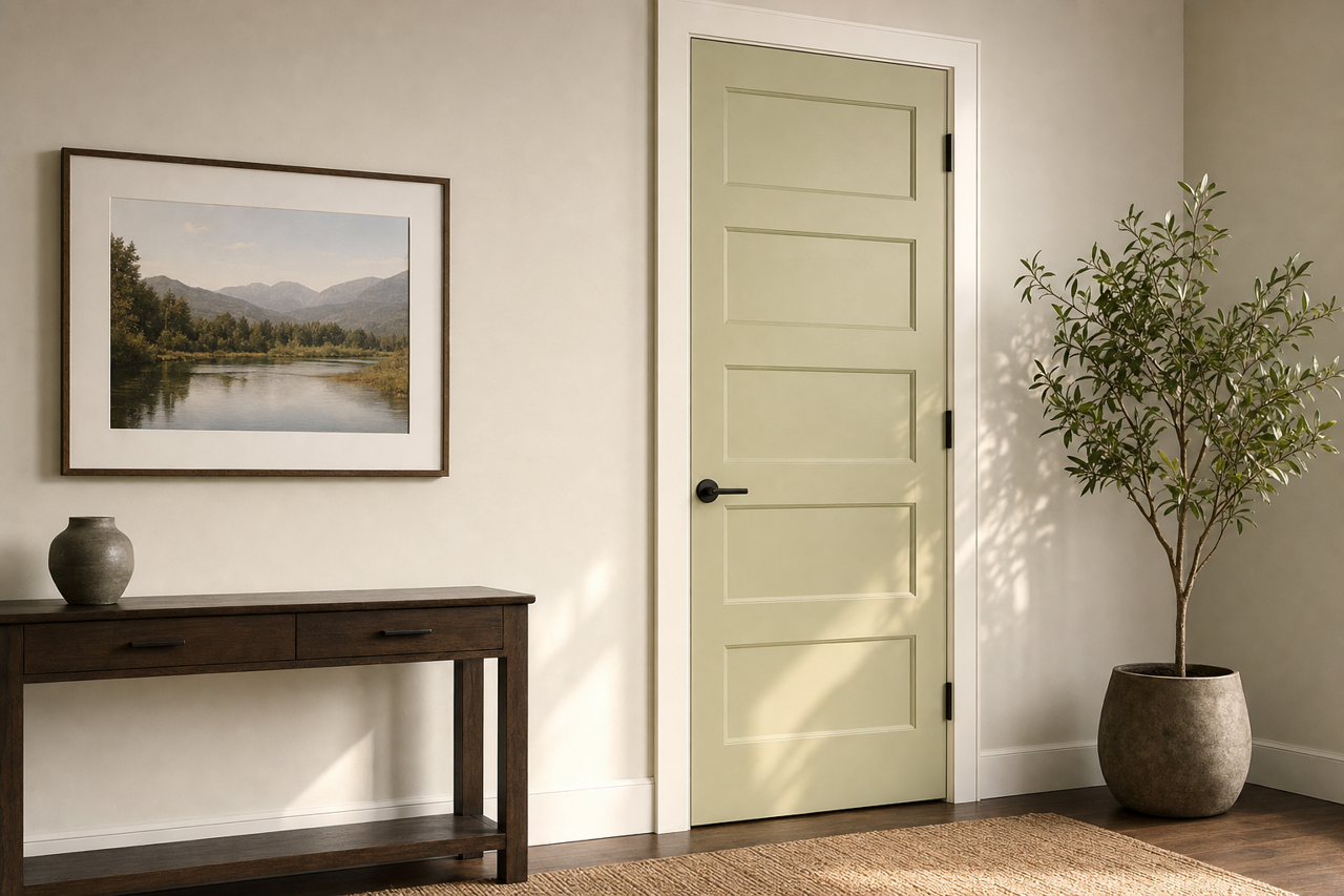 Urban by Benjamin Moore on interior-doors
