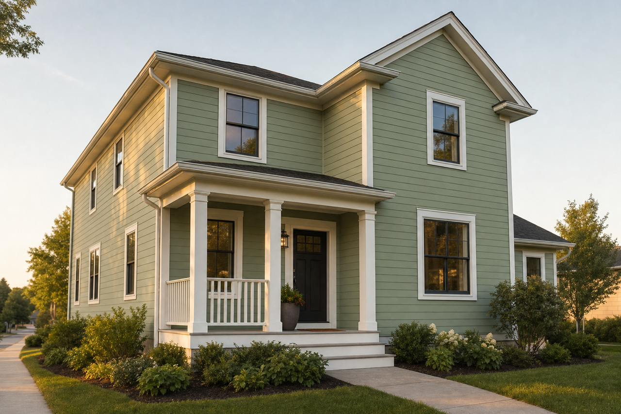 Seedling by Benjamin Moore on exterior