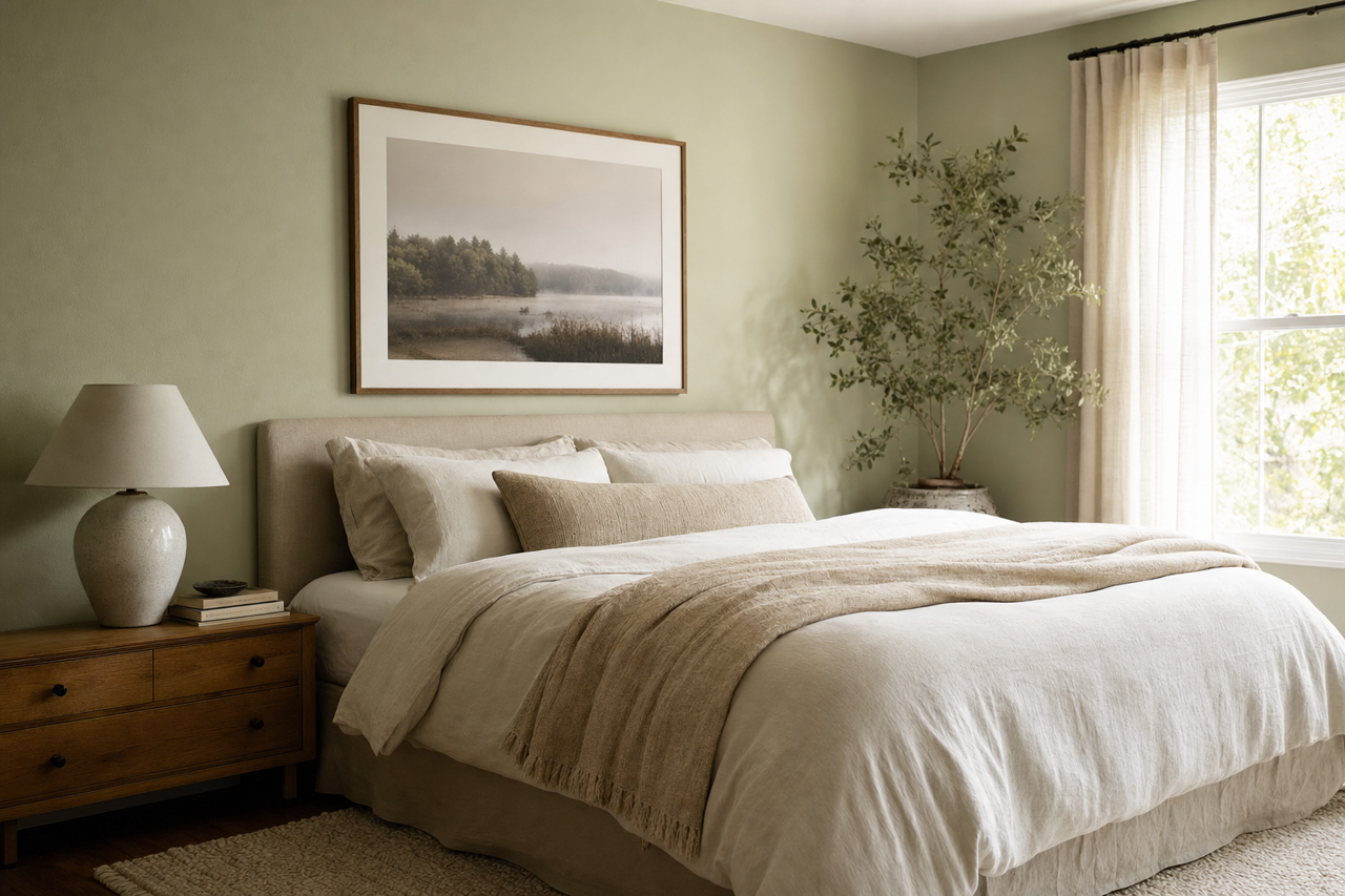 Croquet by Benjamin Moore on interiors