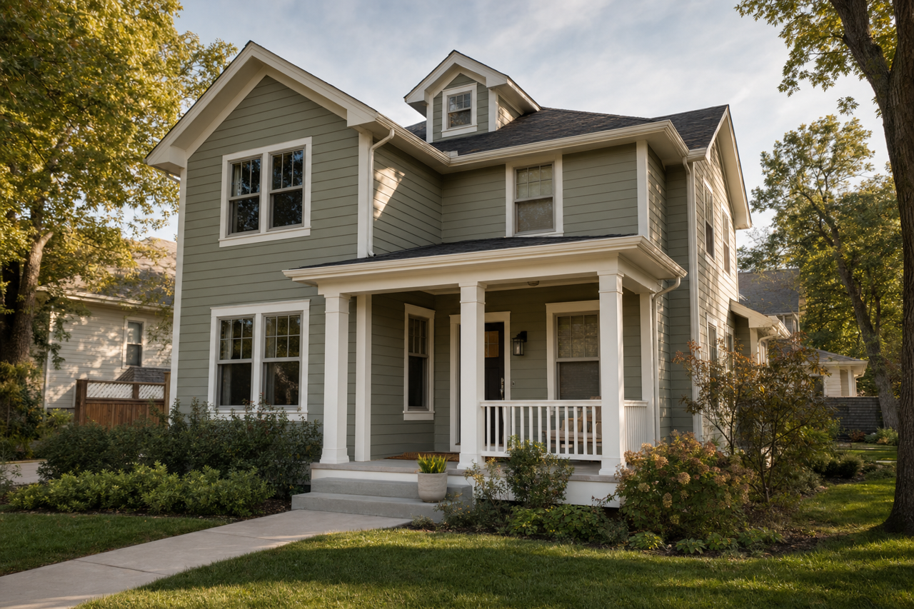 Jojoba by Benjamin Moore on exterior
