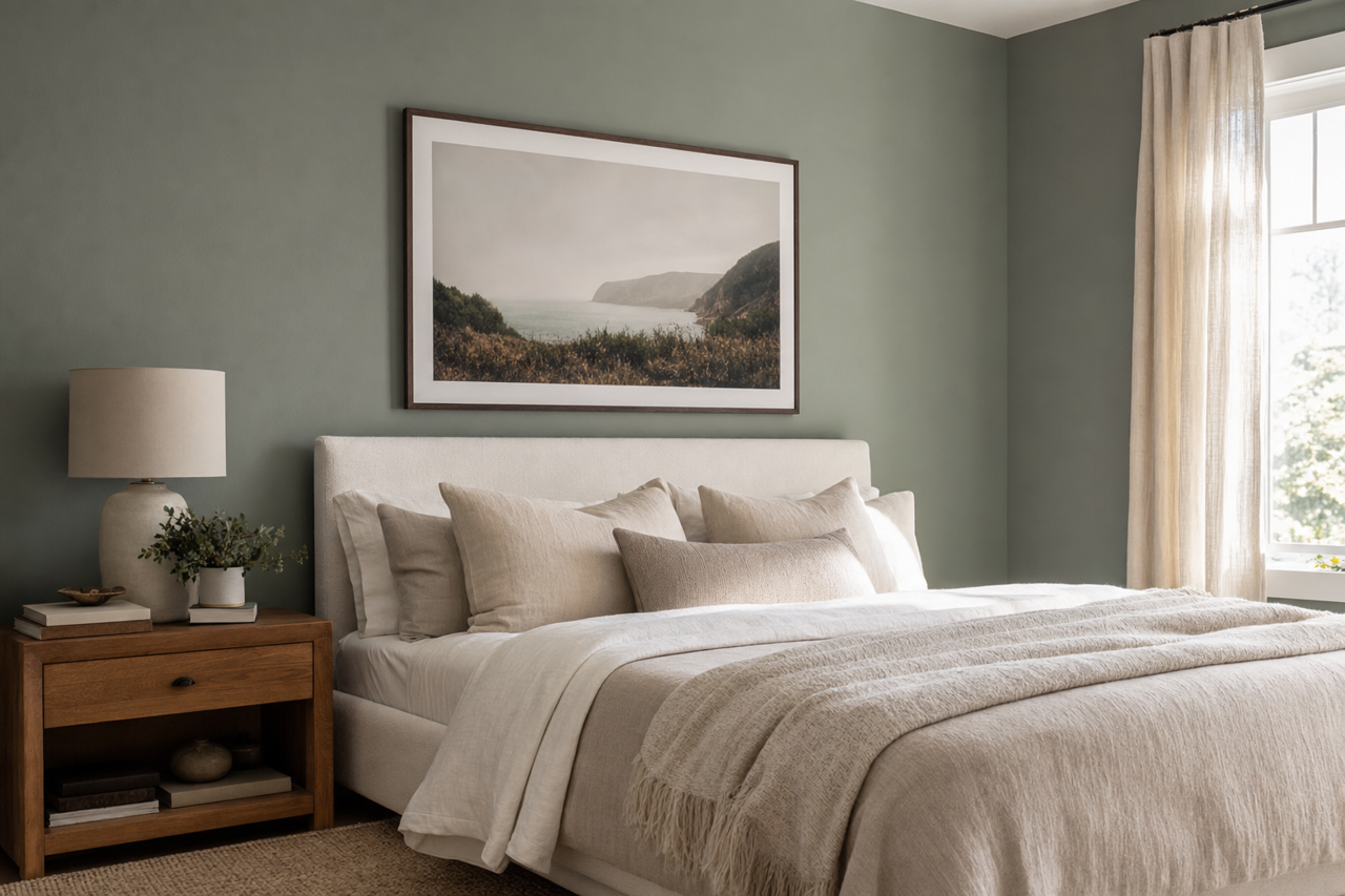 Lush by Benjamin Moore on interiors