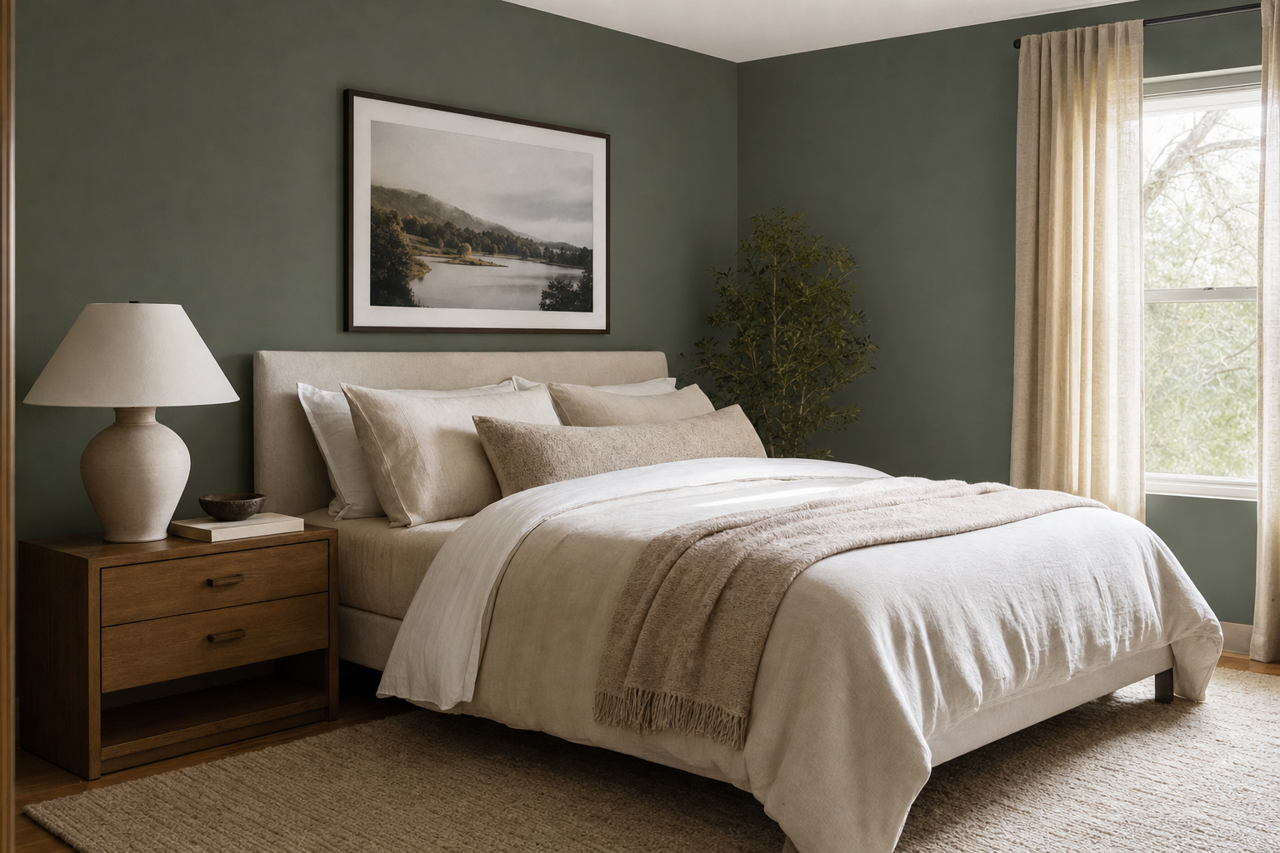 Boreal by Benjamin Moore on interiors