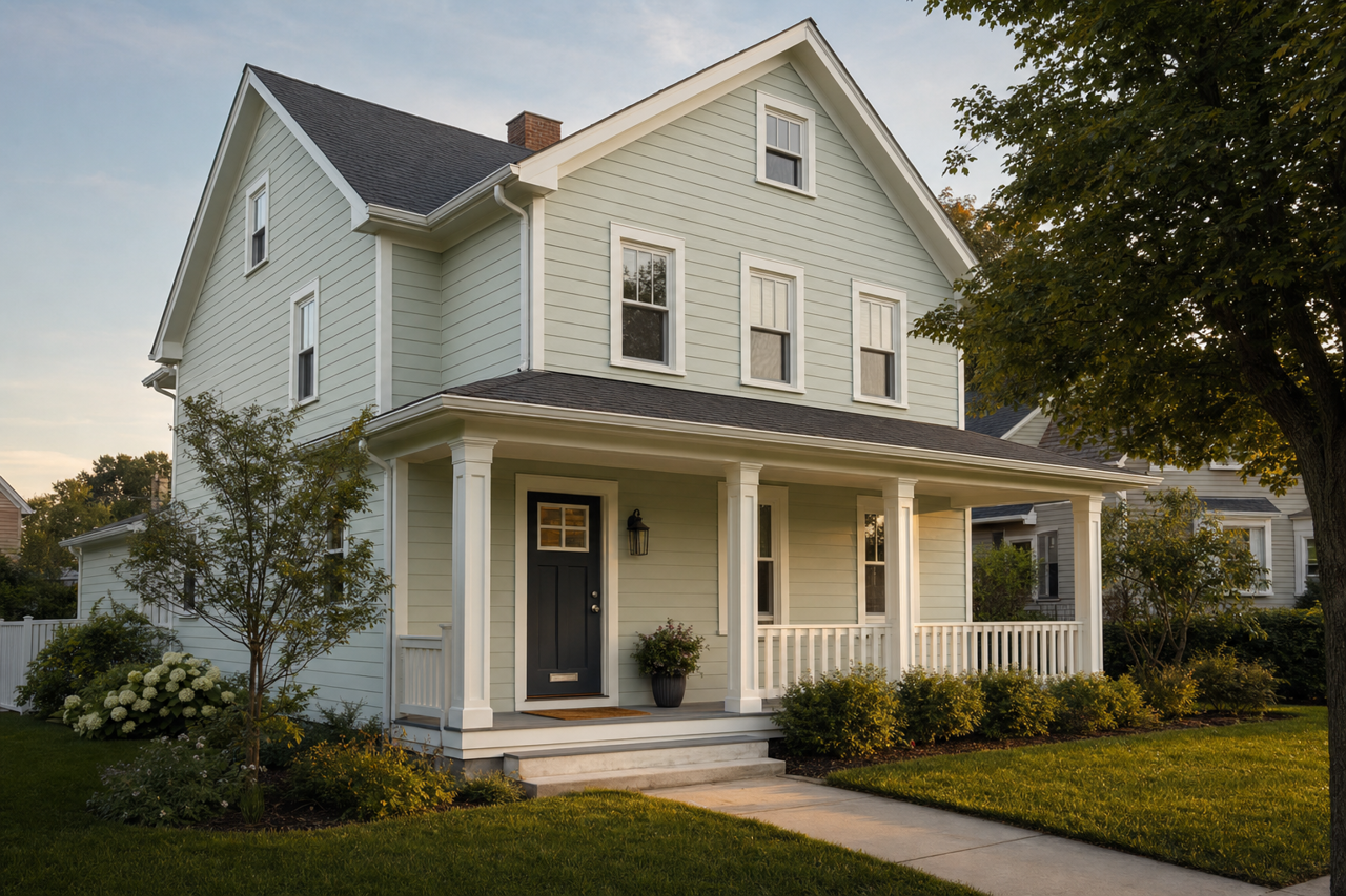 Crystalline by Benjamin Moore on exterior